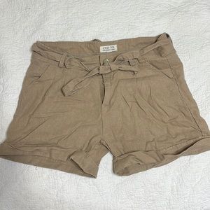 C’EST TOI JEANS Linen Shorts